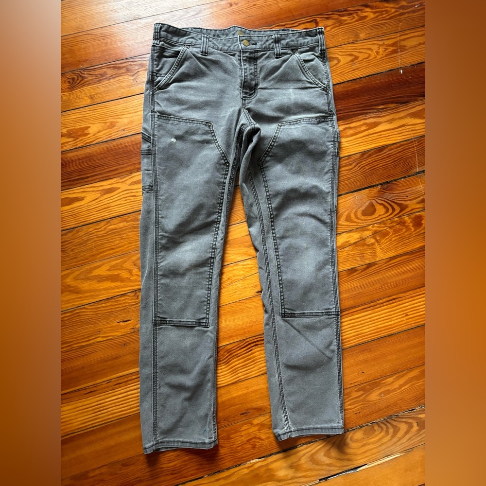 Carhartt Slim Fit Gray Pants - Women’s Size 8